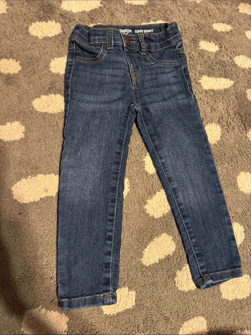 OshKosh B'gosh Kids' Super Skinny Dark Blue Jeans